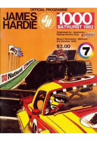 Bathurst Racing Program Front Cover